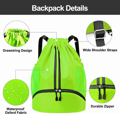 Hoedia Sports Drawstring Backpack - Image 5
