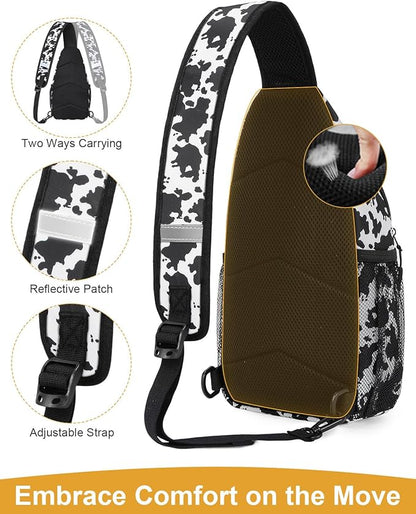 Pritent Crossbody Bags for Women Man Waterproof Sling Bag Backpack Trendy - Image 4