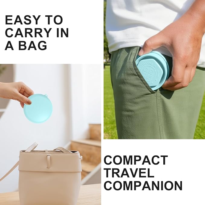 Collapsible Travel Cup with Lid - Image 6