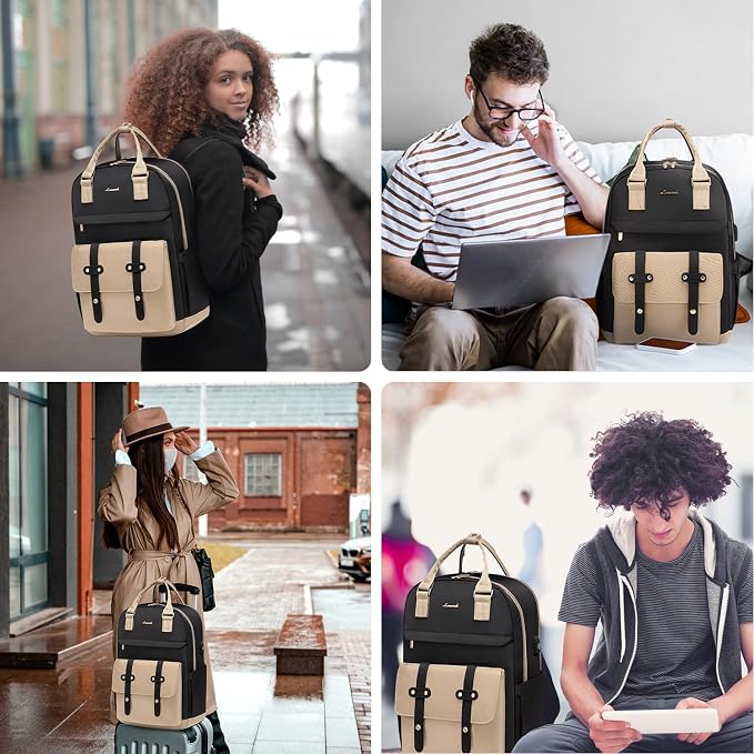 LOVEVOOK Laptop Backpack for Women, 15.6 Inch Laptop Bag - Image 6