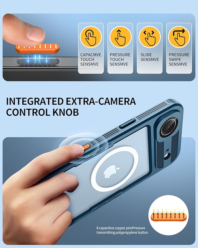 Lanhiem Magnetic for iPhone Air Phone Case, IP68 Waterproof Dustproof Phone - Image 6