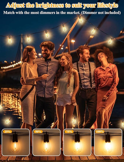 Brightever LED Outdoor String Lights, 75FT Patio Lights - Image 6