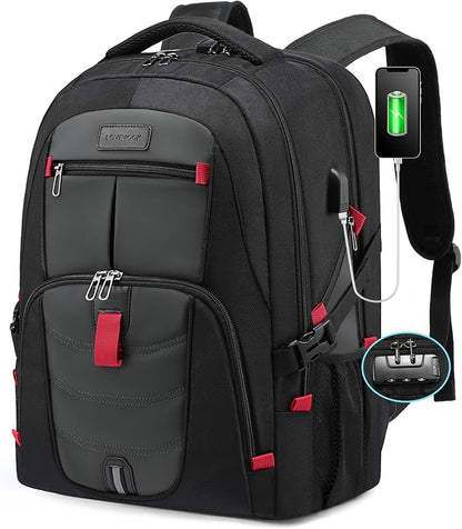 LOVEVOOK 17 inch Travel Laptop Backpack, Waterproof, Anti-Theft by LOVEVOOK