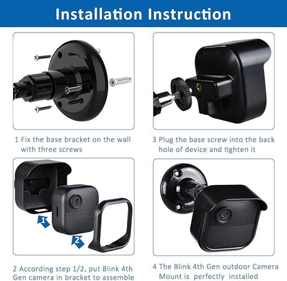 GoHonor All New Blink Outdoor 4th Gen Camera Mounting Brackets, 5 Pack - Image 6