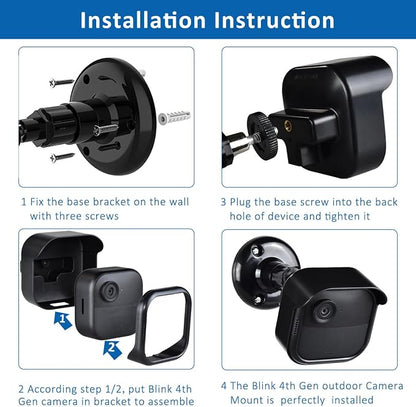 GoHonor All New Blink Outdoor 4th Gen Camera Mounting Brackets, 3 Pack - Image 6