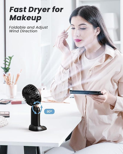 coldSky Portable Handheld Fan, 4000mAh Battery Operated 3 in 1 Multifunction - Image 6
