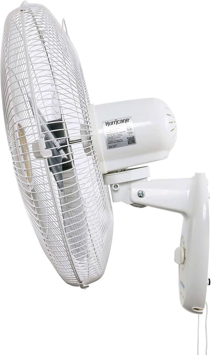 Hurricane 18" Supreme 90-Degree Oscillating Wall Mounted Fan - Image 6