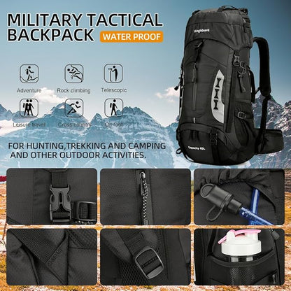 King'sGuard 60L Hiking Backpack - Image 6