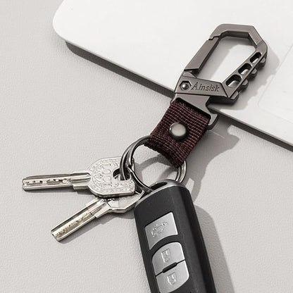 Heavy duty key chain, bottle opener function car keychains, versatile metal - Image 5