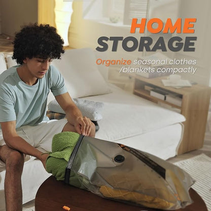 Rechargeable Wireless Pump Travel Storage Bags Set - Image 8