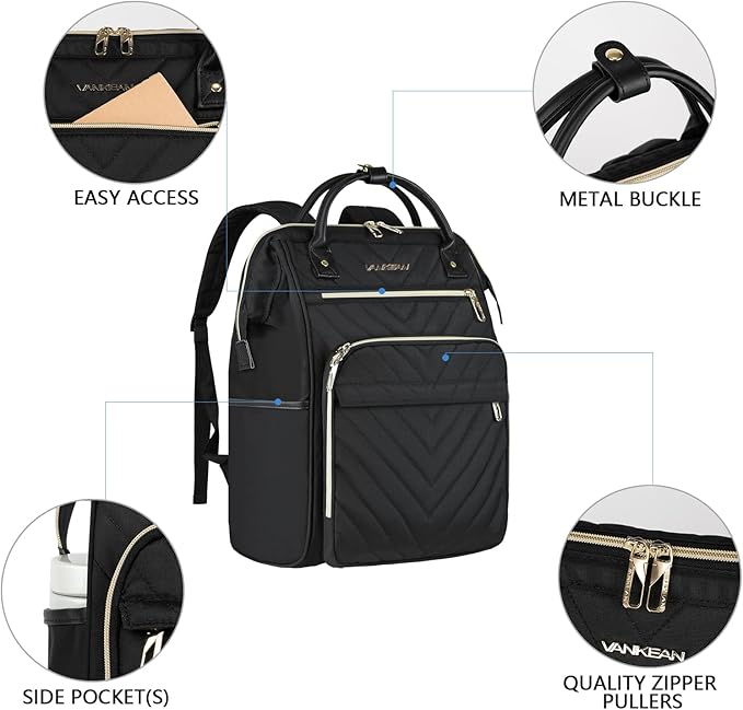 VANKEAN 17 Inch Laptop Backpack - Image 5
