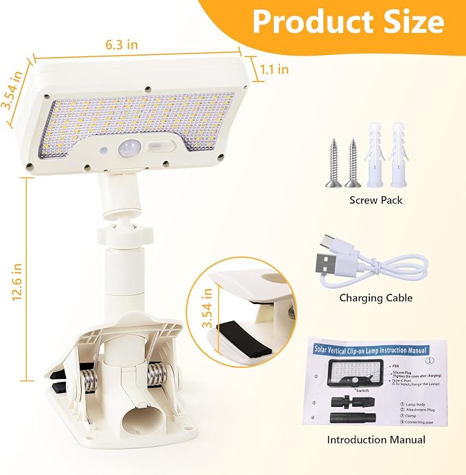 Clip On Solar Lights Outdoor - Image 8