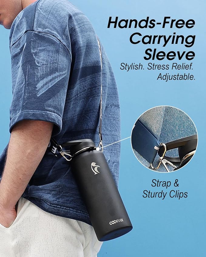 Coolflask 40 oz Water Bottle - Image 6