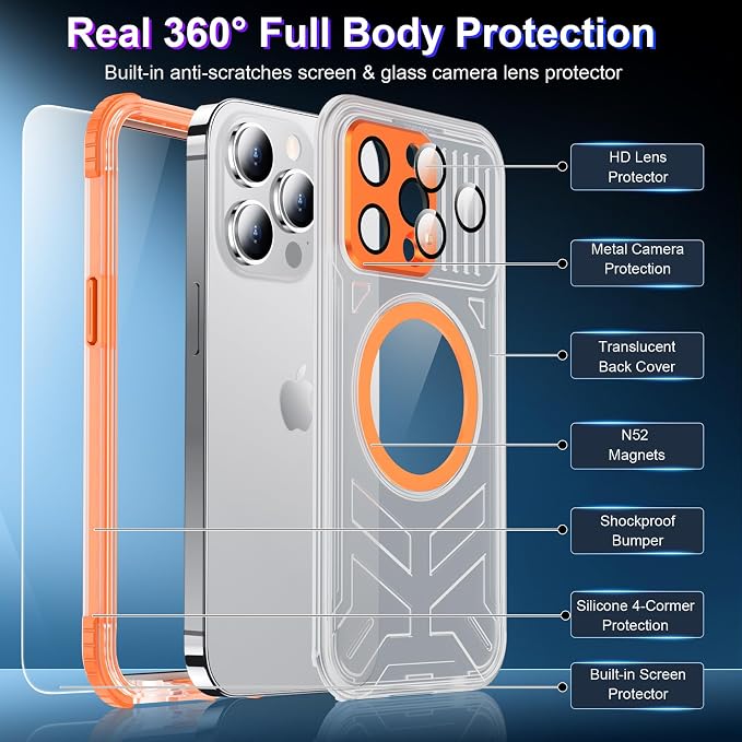 2025 New for iPhone 15 Pro Case Waterproof, Phone Case for iPhone 15 Pro 6.1" - Image 5