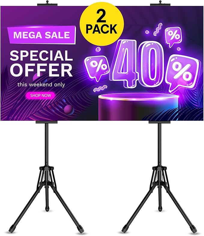 Poster Stands for Display by EBLIKI