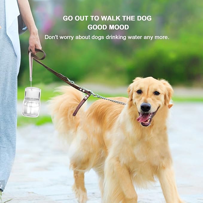 Portable Dog Water Bottle, Foldable Dog Water Bottle Leak Proof Dispenser - Image 7
