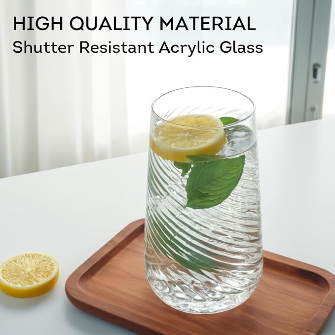 Lily's Home 26oz Plastic Drinking Tumblers - Image 2