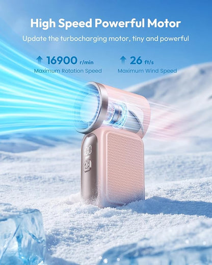 Gaiatop Portable Handheld Mini Fan, 6 Speeds 16900 RPM High Velocity Personal - Image 4