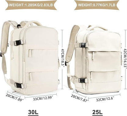 coowoz Large Travel Backpack For Women Men, Carry On Backpack Flight Approved - Image 3