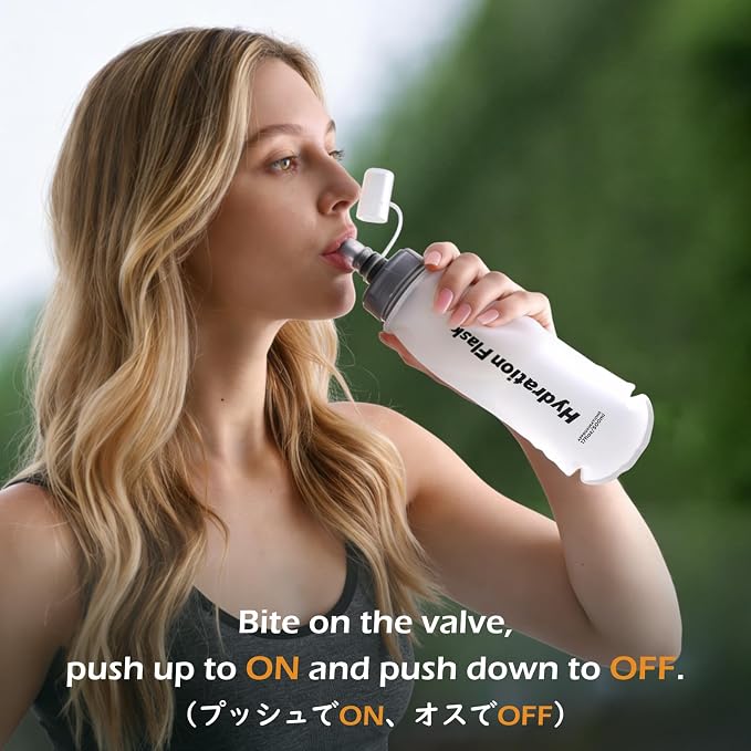 TRIWONDER TPU Collapsible Flask BPA-Free Soft Folding Water Bottles - Image 5