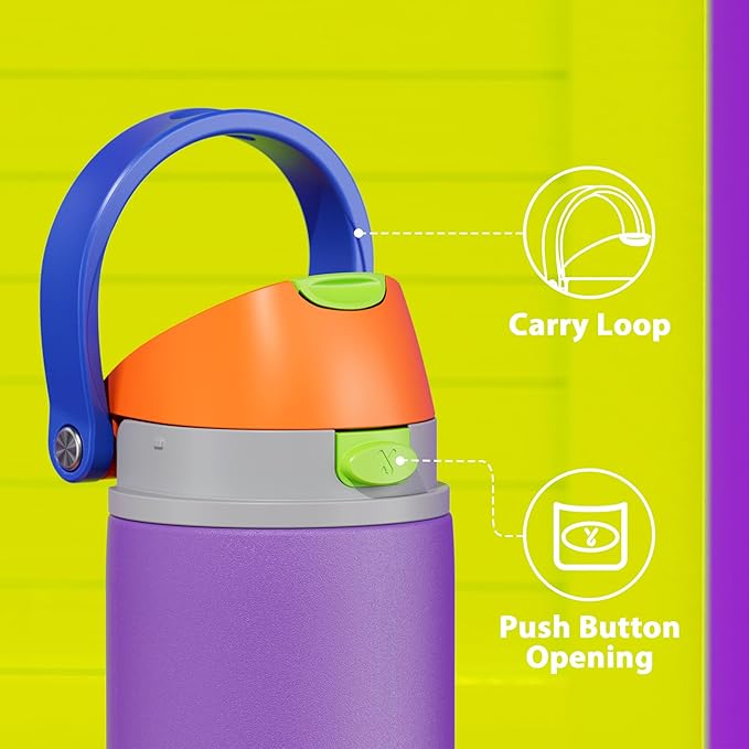 32 oz Insulated Water Bottle for Women: Meoky Stainless Steel Metal Water Bottle - Image 6