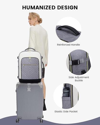 LOVEVOOK Large Travel Backpack for Women, TSA Carry on Backpack for Airplanes - Image 8