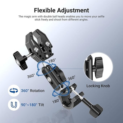 NEEWER Motorcycle Mount Accessories Kit Compatible - Image 4