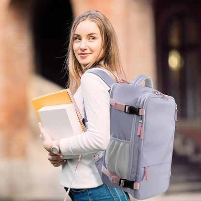 Hanples Large Travel Backpack for Women as Person Item Flight Approved - Image 9