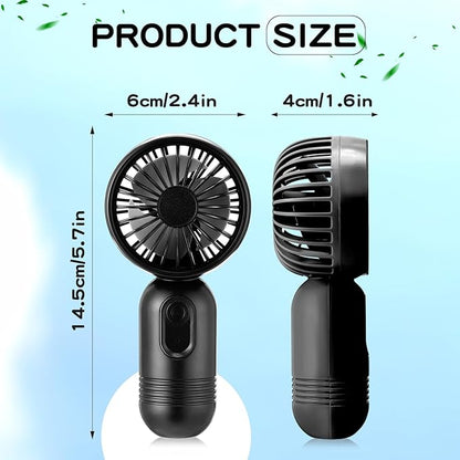 Rossesay 72 Pcs Mini Portable Fan Bulk Cute Handheld Lightweight Small Little - Image 2