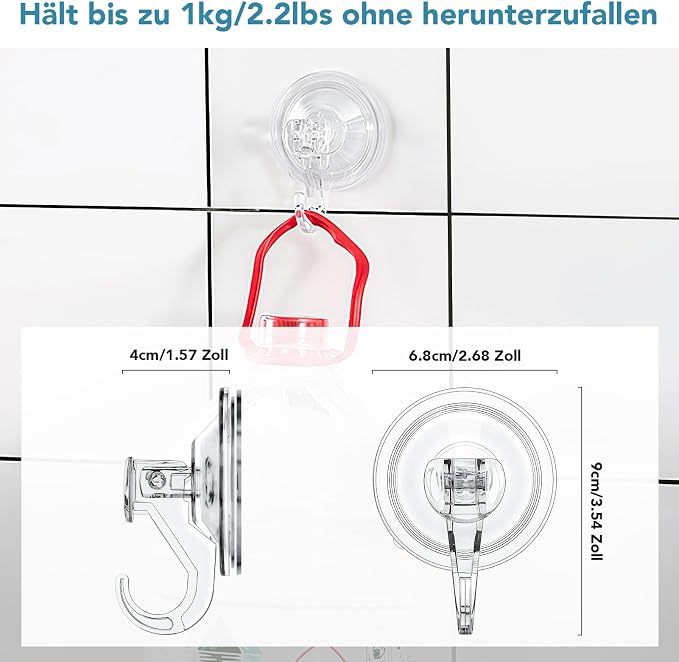 Suction Hooks 4 Packs - Image 5
