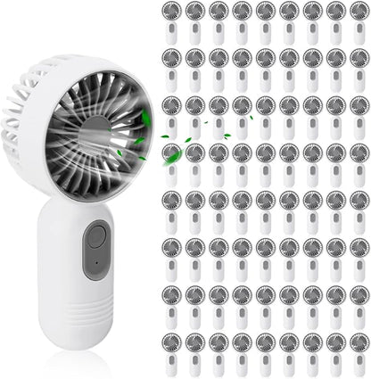 Rossesay 72 Pcs Mini Portable Fan Bulk Cute Handheld Lightweight Small Little by Rossesay