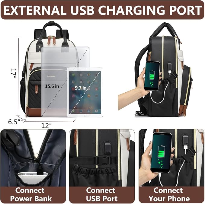 Laptop Backpack for Women Travel Backpacks - Image 4