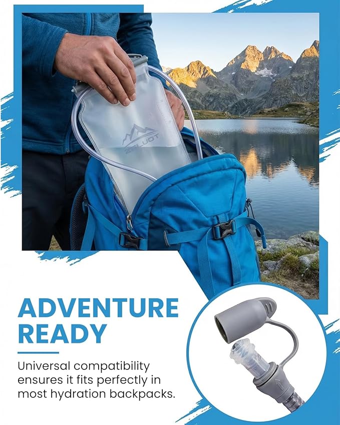 Zelvot 2L-3L Hydration Bladder Kit, 6 in 1 Water Bladder - Image 6