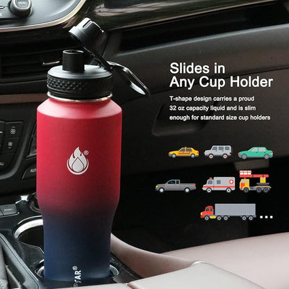 SENDESTAR 32oz Water Bottle Wide Mouth Stainless Steel Vacuum Insulated Double - Image 2