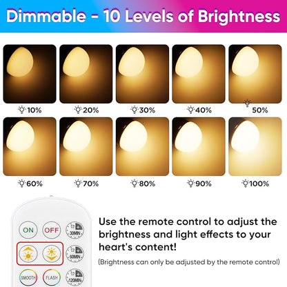 2-Pack A19 Rechargeable Light Bulbs - Image 3