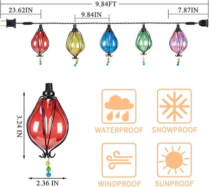 Vigdur Multicolor Outdoor String Lights - Image 2