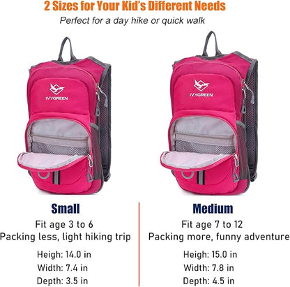 Ivygreen Kids Hydration Backpack, Hiking Backpack - Image 5
