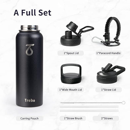 Trebo 40oz Water Bottle Insulated - Image 6