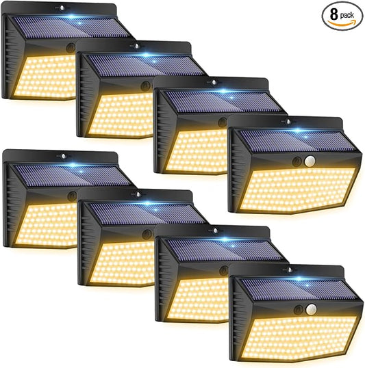 Solar Motion Sensor Lights Outdoor Waterproof by Peasur