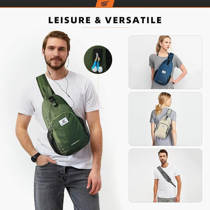 SKYSPER Sling Bag RFID Crossbody Sling Backpack Cross Body Shoulder Bag Travel - Image 6