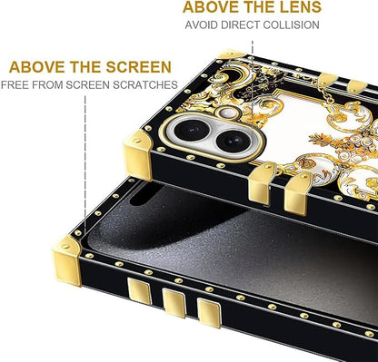 for iPhone 17 Case Luxury Golden Decoration - Image 7