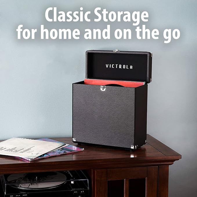 Victrola Collector – Record Storage Case – Holds 30+ Vinyl Turntable Records - Image 4