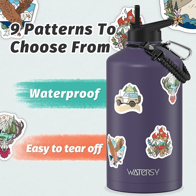 1 Gallon Water Bottle Insulated, BPA Free&Leak Proof, 128oz Stainless Steel - Image 4