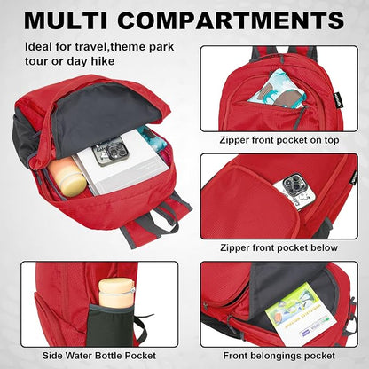 HOLYLUCK 20L Lightweight Packable Hiking Daypack Foldable Backpack - Image 3