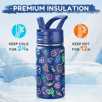 Fijinhom 12oz Water Bottle for School, Bottles - Image 5