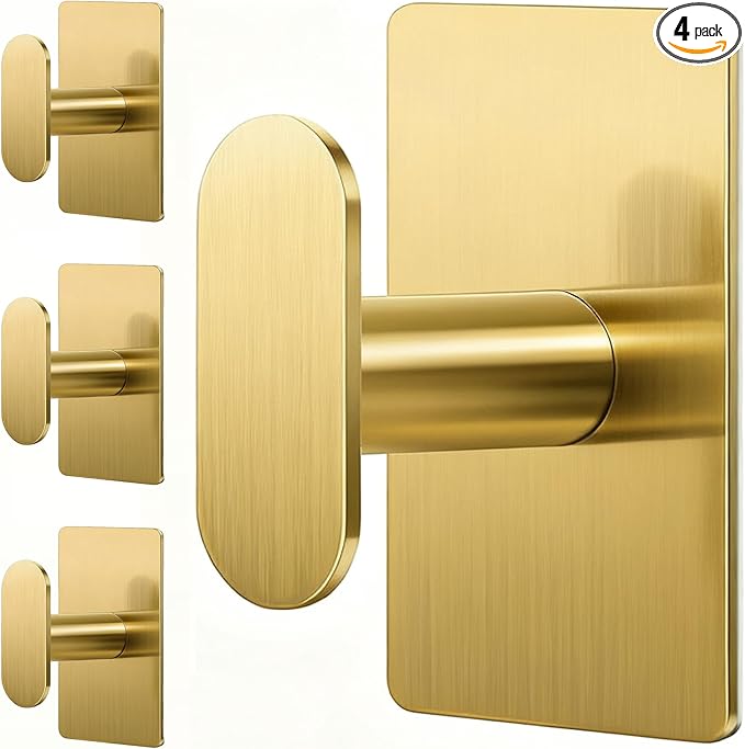 pickpiff Adhesive Towel Hooks for Bathroom: 20LB Extra Strong Wall Hanger for by pickpiff