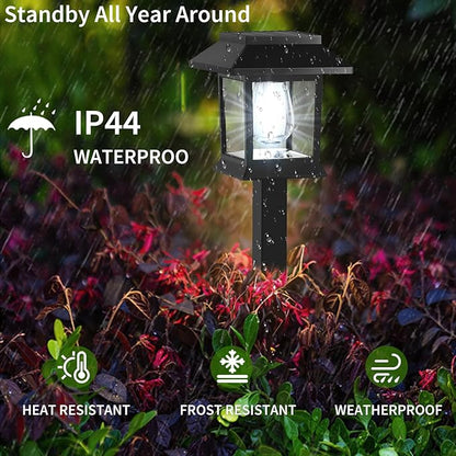 Greluna Solar Lights Outdoor, 12 Pack 6000K Waterproof Auto On/Off Solar - Image 4