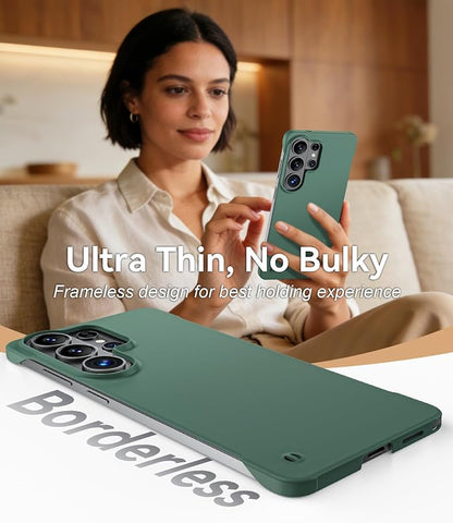 GRECAZO Slim Borderless for Samsung Galaxy S26 Ultra Phone Case 6.9" Ultra-Thin - Image 3