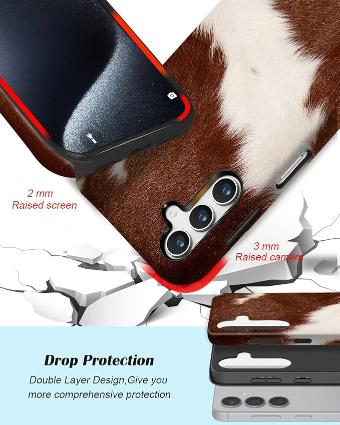 Compatible for Samsung Galaxy A26 5G Case, Dual Layer Heavy Duty 2 in 1 - Image 3