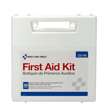 First Aid Only 225-AN 50-Person OSHA-Compliant First Aid Kit, Emergency First - Image 3